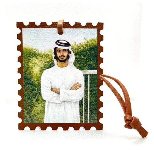 MBZ Leather Pendent