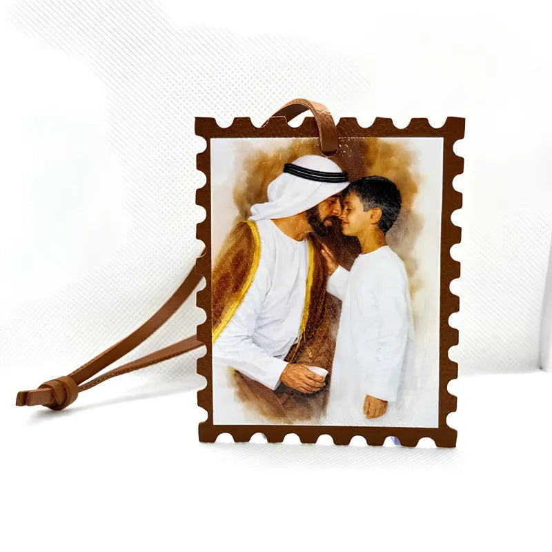Baba Zayed Leather Pendent