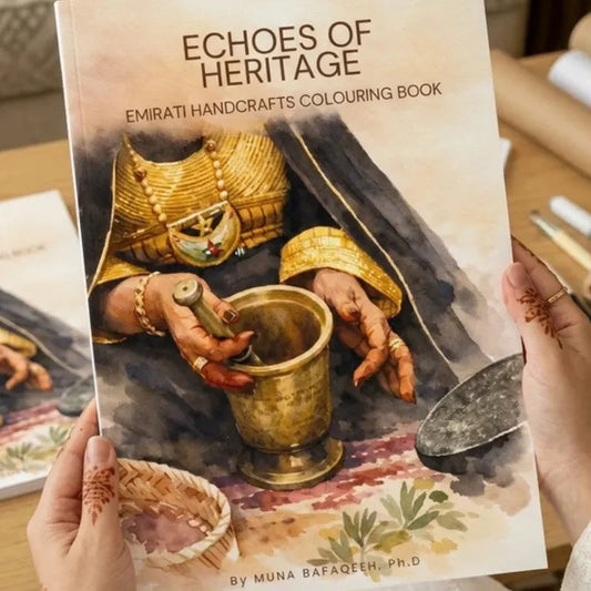 Echoes of Heritage: Emirati Handcrafts Coloring Book