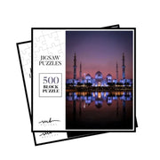 Sheikh Zayed Mosque - Night View Jigsaw Puzzle – Featuring Original UAE Photography