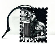 Shk. Mansoor Leather Pendent